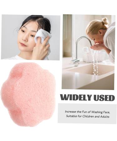 DOITOOL Cleaning Flower Face Shape Exfoliating Sponge Women Scrubber Facial Washing Shaped - Buy Online on GoSupps.com