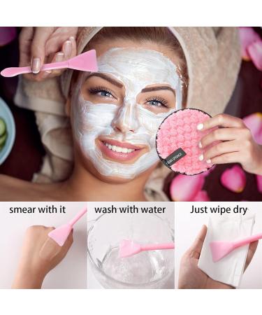 Buy BDSHUNBF 5 Piece Reusable Makeup Removal Pads | Washable Cotton Pads for All Skin Types - Buy Online on GoSupps.com