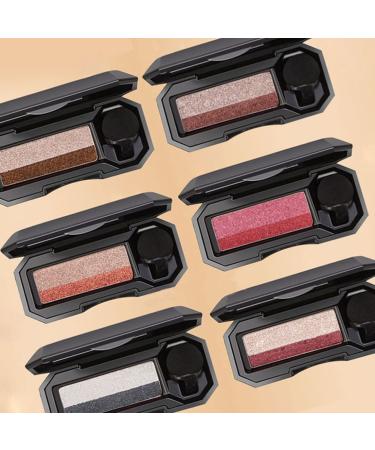 Hlyurlus Dual Color Eyeshadow Palette - Waterproof Frosted Pigment for Everyday Makeup - Style1 - Buy Online on GoSupps.com