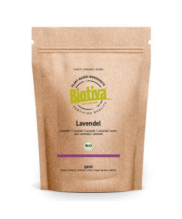 Fleurs de lavande bio enti res 250g - th de lavande bleue - th de lavande - embouteill et contr l en Allemagne - Biotiva