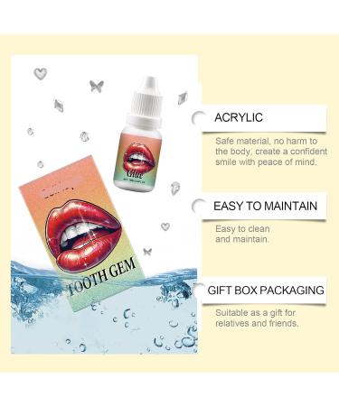DIY Tooth Gem Kit - Shiny Decorations With UV Light & Strong Adhesive Easy Application For Unique Smile(2PC) - Buy Online on GoSupps.com