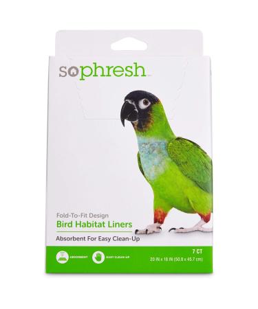 Petco Brand - So Phresh Absorbent Cage Liners for Birds 20 IN