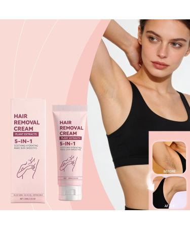  XINRAN Moisturizing body hair removal cream - Long-lasting - Smooth skin - Travel size - Bikini area - Legs - Underarms - Face - Hair removal cream for the whole body even for women - Buy Online on GoSupps.com