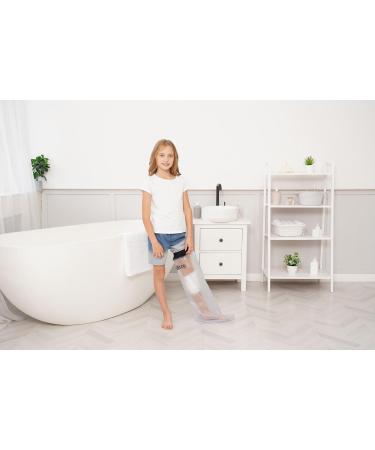 Waterproof Leg Shower Protection for Children | Reusable Silicone Plaster Cover | Bath & Shower Protection for Casts - Buy Online on GoSupps.com