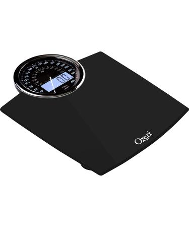 Ozeri Rev Digital Weight Scale with Electro-Mechanical Weight Dial and 50 Gram Sensor Technology - 0.1 lbs - 0.05 kg - black - Buy Online on GoSupps.com