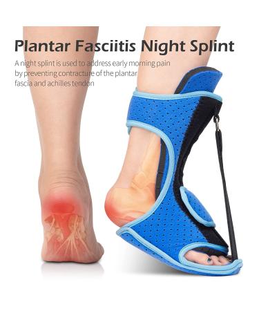 Lynrise Plantar Fasciitis Night Splint - 2pcs Foot Brace for Pain Relief | Achilles Tendonitis & Flat-Foot Support for Women & Men - Buy Online on GoSupps.com