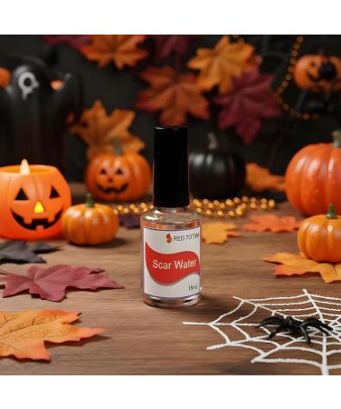 Liquid Scar Makeup | 15ml Long-Lasting Water-Based Cosmetic Liquid for Scars for Halloween Stage Performance Cosplay Film Theatre - Buy Online on GoSupps.com