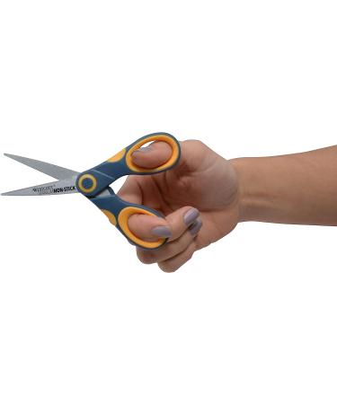 Westcott 14881 5-Inch Non-Stick Titanium Scissors For Office and Home  Yellow/Gray - Buy Online on GoSupps.com