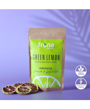 Frona Mini Pack 10g - Dehydrated Fruit Dried Slices- Ideal for Cocktails and Soft Drinks (Green Lemon) - Buy Online on GoSupps.com