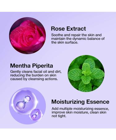 Lash Cleanser Kit with Rose Extract - 60ml, Oil & Sulfate Free for Salon and Home Use - Buy Online on GoSupps.com