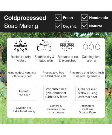Lavender Handmade Soap - Natural Cold Process | Vegan & Calming | 5 Oz - Buy Online on GoSupps.com
