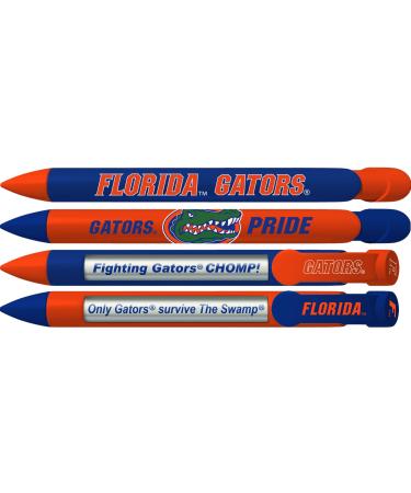 Greeting Pen University of Florida Gators Rotating Message Pens - 4 Pack (8026) Officially Licensed Collegiate Product