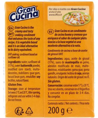  Italian Gourmet E.R. Set of 12 creams Gran Cucina per Cucinare plant-based cream sauce for cooking without palm oil gluten-free 200 g + Italian Pomodoro Pulp Gourmet Pomodoro Pulp 400 g - Buy Online on GoSupps.com