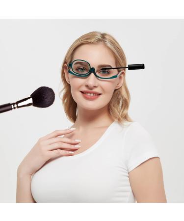 LianSan Designer 2 Pack Makeup Rotating Lens Magnifying Glasses - Ladies Cosmetic Reading Glasses +3.5 (Blue & Purple) - Shop Internationally! - Buy Online on GoSupps.com