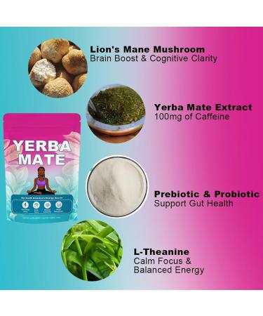 Th Yerba Mate - Favorise La Digestion Booste L' nergie Et Soulage La Fatigue Infusion Naturelle(1PC) - Buy Online on GoSupps.com