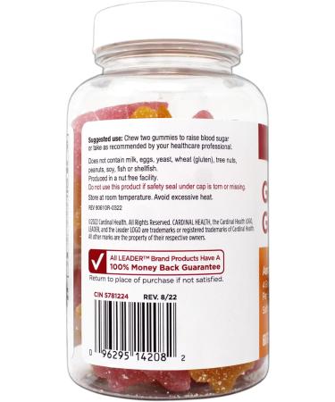 Leader Gummies Energy Support Assorted Fruit 60 Count - Buy Online on GoSupps.com