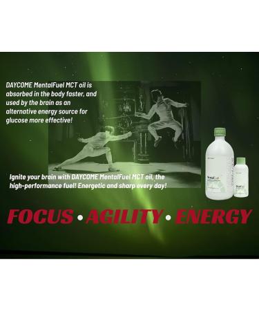 MentalFuel MCT Oil -100% C8 / C10 MCT Oil' 16 FL OZ From Non-GMO Coconut oil Unflavoured Excellent in Keto Coffee Non-BPA Vegan Gluten-Free Keto & Paleo - Buy Online on GoSupps.com