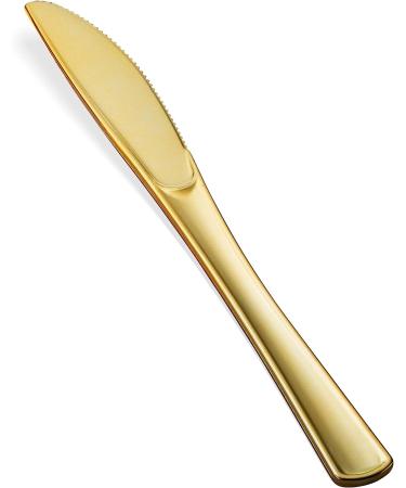 160 Piece Plastic Silverware Set - Disposable Gold Cutlery - Heavy Duty Forks, Spoons, Knives - Party Bulk Pack - Buy Online on GoSupps.com