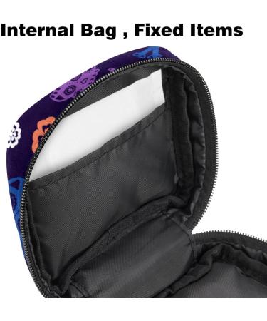 Buy Portable Women's Binding Bags & Menstrual Cup Bags - Colorful Day of Dead Patterns for Teens | Perfect for First Period & Tampons - Buy Online on GoSupps.com
