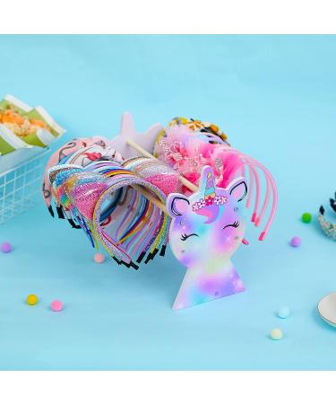 Basumee Unicorn Headband Holder Organizer - Girls Hair Hoop Display Stand for Fantasy Room Decor - Buy Online on GoSupps.com