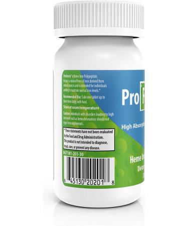 Proferrin ES Heme Iron Polypeptide Supplement - 30 Count - Buy Online on GoSupps.com