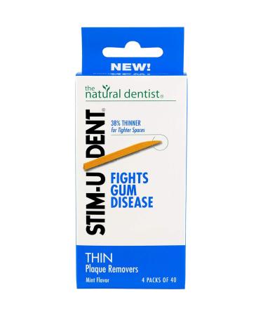 Stim-U-Dent Plaque Removers Thin Mint 160 Each (Pack of 18)18