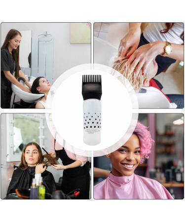 Scalp Oil Applicator - Bottle Applicator Brush with Graduated Scale - Hair Dye Brush Bottle Lightweight Oil Bottle Applicator Brush for Hair Dyeing Scalp Black - Buy Online on GoSupps.com