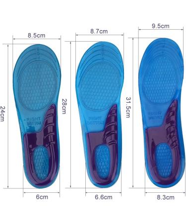 Shop Silicone Full-Length Insoles for Plantar Fasciitis | Unisex Soft Anti-Shock Orthotics | Comfort & Arch Support - Buy Online on GoSupps.com