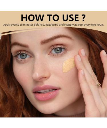 Sunscreen lotion lightweight moisturizing sun cream for face body moisturizing water resistant mineral natural formula for sensitive skin antiaging protection 1 ml 1er Pack - Buy Online on GoSupps.com