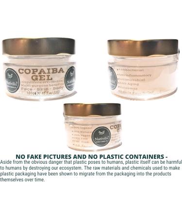 Nativilis Copaiba Gel Copaifera officinalis Multipurpose Natural Gel Face Skin Body Moisturizing Antiaging Melasma Inflammation Dermatitis Relieve Sore Muscles Joint Pains Circulation Varicose Veins - Buy Online on GoSupps.com