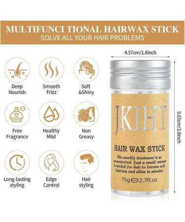 Hair Wax Stick Wig Edge Control Stick Best Natural Styling Wax Hair Oil Strong Hold Wax Stick Non-Fatty No Waste Great for Loose Hair and Wig and Wigs Floralscent 2.7oz - Buy Online on GoSupps.com