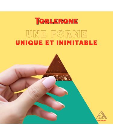 Toblerone - Milk Chocolate Honey Nougat and Almond Bar - Family Size - Pack of 20 bars (100g) - Buy Online on GoSupps.com