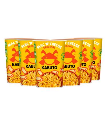 Kabuto Noodles Mac n' Cheese Original Pack of 6 (6 x 85g Instant Macaroni Cheese Original Flavour Pots) - Buy Online on GoSupps.com