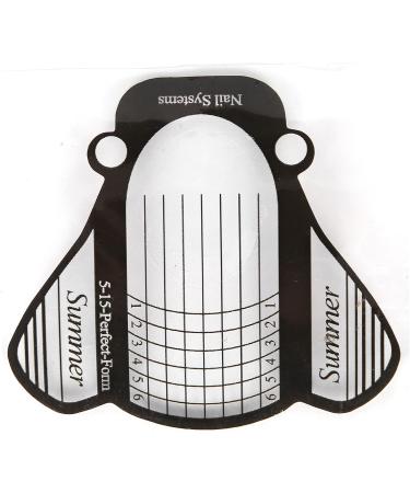 Nail Extension Sticker Nail Forms Transparent Economical Manicure Tool for DIY Home for Acrylic UV Gel Nail Art Tips - Buy Online on GoSupps.com