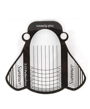 500pcs Self-Adhesive Nail Forms - PVC Nail Extension Stickers for Professional Nail Art | Buy Nail Accessories Online - Buy Online on GoSupps.com