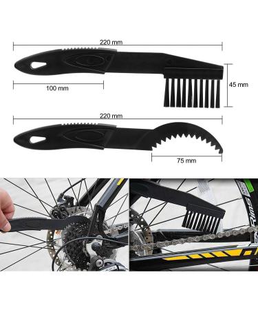 Qkurt 9pcs Bike Cleaning Tool Set - Complete Bicycle Clean Brush Kit for Tire, Chain, Sprocket - Ideal for Motorcycle and Bikes - Buy Online on GoSupps.com