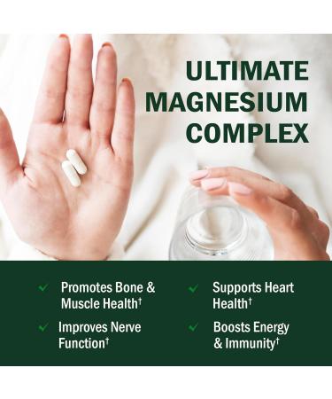 BioSchwartz Magnesium Complex Supplement (90 Capsules) 350mg Magnesium Glycinate Citrate Malate and Taurate Per Serving for Healthy Nerves Muscles Heart Sleep Support (Vegan Gluten-Free Non-GMO) - Buy Online on GoSupps.com