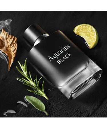 Aquarius Black for Men Eau de Toilette Natural Spray Men Cologne Masculine Scent 3.4 Fl Oz/100ML Aquarius Black 3.4 Fl Oz (Pack of 1) - Buy Online on GoSupps.com