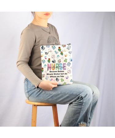 Pediatric Nurse Cosmetic Makeup Bag Peds Nurse Gift Peds Nurse Thank You Gift Nurse Graduation Gift (Ped Nurse BS) - Buy Online on GoSupps.com