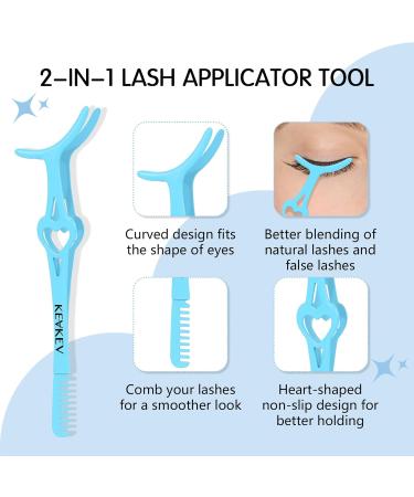 KevKev Lash Tweezers Set | 3 in 1 Eyelash Applicator Tool & Lash Brush for Perfect False Lashes | International Shipping Available - Buy Online on GoSupps.com