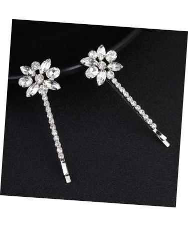 Angoily 8 Pairs Bridal Rhinestone Barrette 90s Jewelry for Women Pearl Hair Accessories Pearl Hair Clips Hair Clips for Women Highlights Hair Dye Kit Pin Miss Wedding Zinc Alloy - Buy Online on GoSupps.com