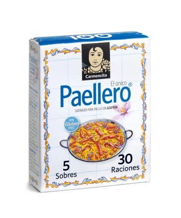 Carmencita Carmencita Set of 5 bags of 4 g for saffron paella gluten-free 30 servings 20 g