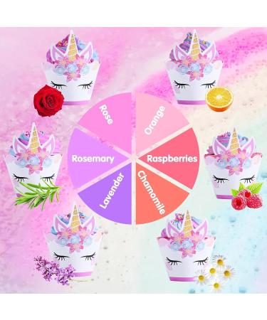 Bath Bombs Gift Set for Kids - Handmade with Toys Inside - 6 Pack 4.7oz - Perfect Birthday or Holiday Gift for Girls - Buy Online on GoSupps.com