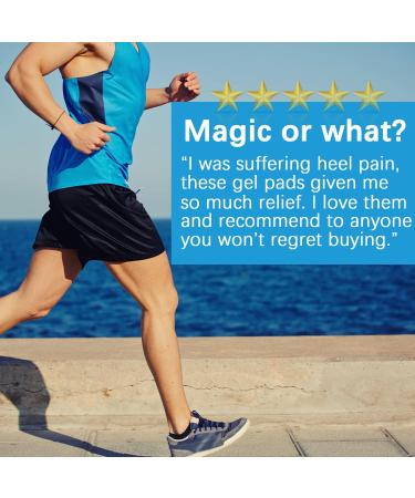Silicone Heel Protection - 6PC Gel Cushions for Men & Women | Best Heel Cups & Pads for Plantar Fasciitis & Pain Relief - Buy Online on GoSupps.com