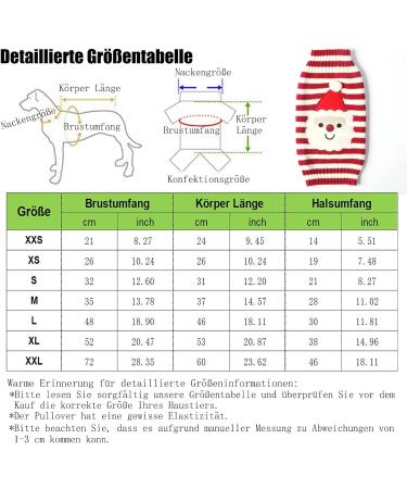 Buy Hrttsy Christmas Dog Sweater - Warm Winter Pet Costume for Small to X-Large Dogs & Cats | Perfect Santa Claus Pullover - Buy Online on GoSupps.com