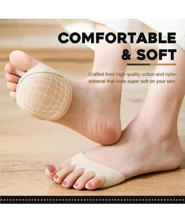 Honeycomb Fabric Forefoot Pads - Women High Heels Invisible Socks (5 pairs) - Buy Online on GoSupps.com