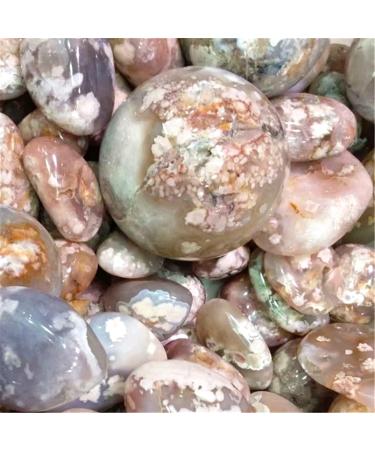 Natural Crystal Rough 1pcs Natural Minerals and Stones Cherry Blossom Agate Palm Stone for Quartz Crystal Home Decoration - Buy Online on GoSupps.com