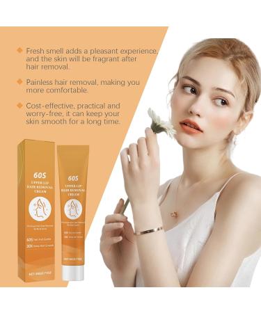 Cr me d pilatoire pour les l vres pour femmes l'aloe vera et l'huile de jojoba cr me d pilatoire douce apaisante et hydratante adapt e tous les types de peau (1pcs) - Buy Online on GoSupps.com