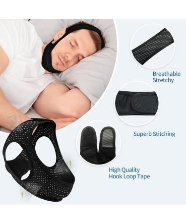 Adjustable CPAP Chin Strap for Snoring Relief | Breathable Anti-Snoring Solution for Men & Women - Buy Online on GoSupps.com