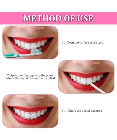 4 Pairs Tooth Crystal Gems - Tartar Jewelry & Dental Decorations | International Shipping - Buy Online on GoSupps.com
